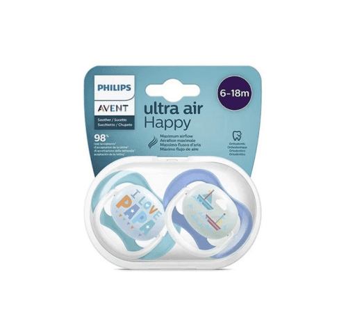 AVENT SUCETTE ULTRA AIR 6-18MOIS GARÇON