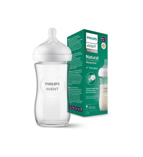 AVENT BIBERON NATURAL EN VERRE
