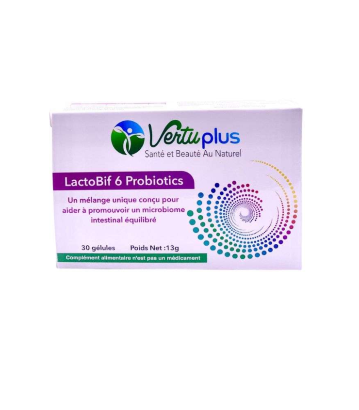 VERTUPLUS LACTOBIF 6 PROBIOTICS 30 GELULES